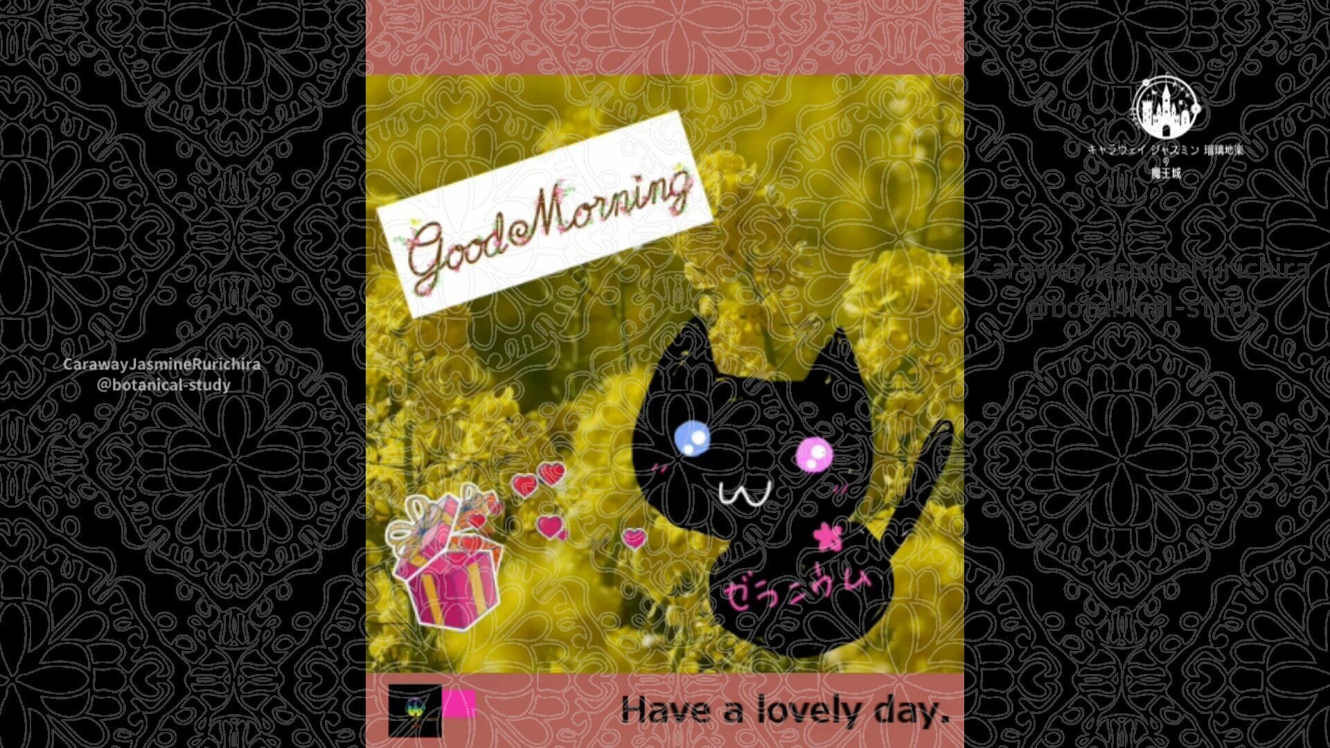 3月27日誕生花ナノハナby Cジャスミン瑠璃地楽 | botanical-study.com